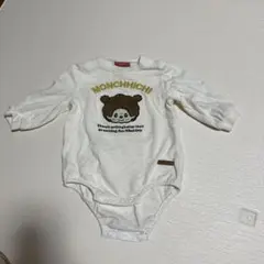 MONCHHICHI 長袖ボディスーツ ホワイト　バースデイにて購入