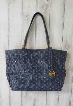 新品 未使用☆Michael Kors 2way レザー&デニム トート