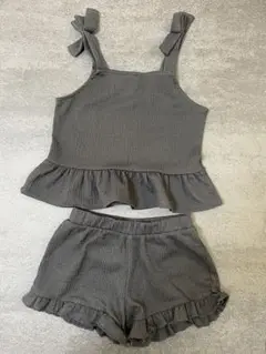 H&M ブラック　セットアップ　100