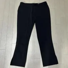 〇　【美品】　レディース　黒いテーパードスラックス 38