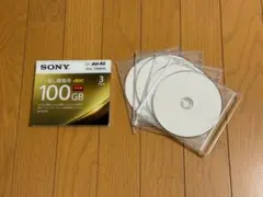SONY BD-RE XL 100GB 3枚パック+BD-R 50GB 4枚