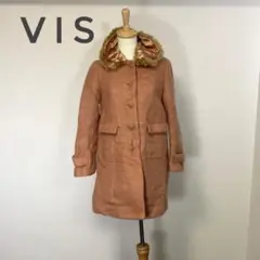 Vis ビス ファーコート 取り外し可能 ウール80% Mサイズ