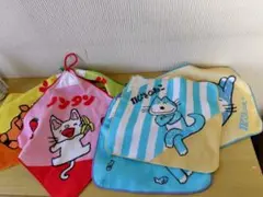 11匹のねこ　ノンタン　ループ付きタオル　6枚セット