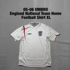 05-06 アンブロ イングランド代表 ホーム サッカー ユニフォーム XL