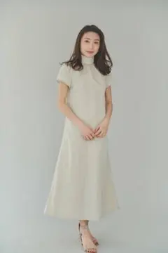 L'Or(ロル) Back-tie Taffeta Dress ワンピース