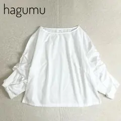 hagumu ハグム　ブラウス　シャツ　ホワイト　匿名配送