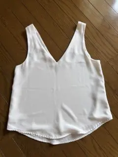 FOREVER21 ホワイト タンクトップ キャミソール S