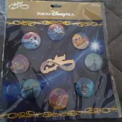 未開封！ディズニーシー ビリーヴ! シーオブドリームス カンバッジ ピンバッジ