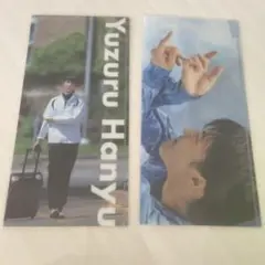 羽生結弦様マスククリアファイルチケットクリアファイル二枚