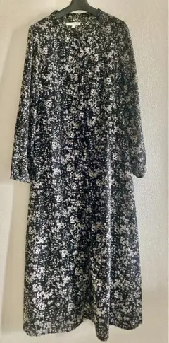 SHOO-LA-RUE 花柄ロングシャツワンピース Lサイズ 前ボタン