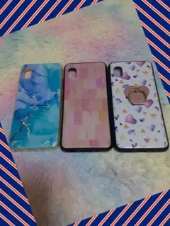 Galaxy A21　スマホケース３点セット