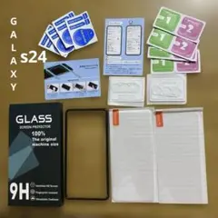 Galaxy S24 ガラスフィルム 2枚 カメラフィルム 2枚
