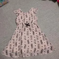 Ｈ＆Ｍウサギとハートのプリントワンピース