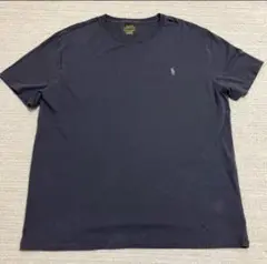 古着　ポロ　ラルフローレン　XL グレー