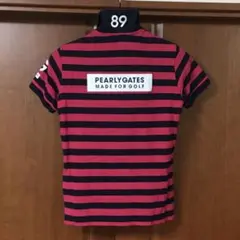良品　パーリーゲイツ　ボーダー　ポロシャツ　３　TSI　pearly gates