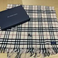 BURBERRY チェック柄ウールブランケット