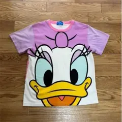 ディズニー デイジー ビックフェイスTシャツ