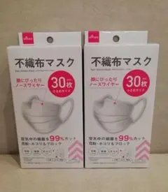 DAISO 不織布マスク 小さめサイズ 60枚