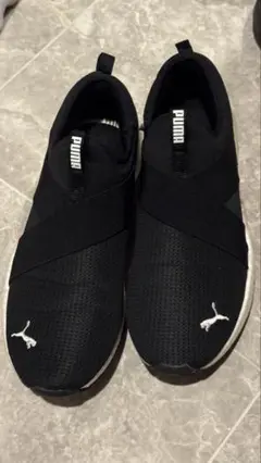 PUMA ブラック スリッポン
