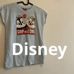 チップとデール Tシャツ 160 水色