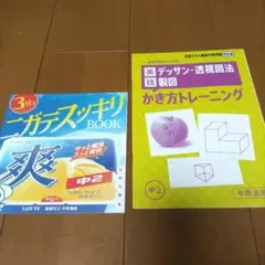 進研ゼミ　デッサン　透視図法　製図　かき方トレーニング