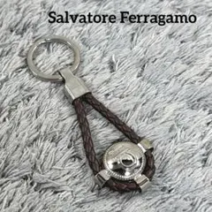 Salvatore Ferragamo キーリング キーホルダー レザー