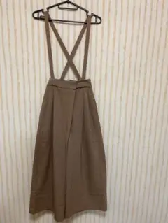 コヒナ　アシメタックサロペットパンツ　肩紐付　XSサイズ