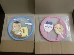 ちいかわクリアラバーコースター ◎ハチワレとうさぎ、くりまんじゅうとシーサー