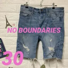 NO BOUNDARIES ダメージショートパンツ 【30】