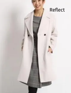 美品 リフレクト★アンゴラコート