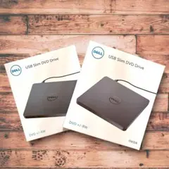 【未使用】2個セット／DELL USB スリム DVD ドライブ DW316