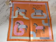 エルメス!正規品!タグ付き!馬柄スカーフ