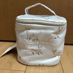 ジェラートピケ　ジェラピケ　バニティポーチ　猫　キャット　ネコ柄