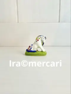 ユニコーンのフェーブ　フェーヴ　ミニチュア　陶器　フランス製