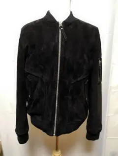 HUGO 黒 スエード ブルゾン