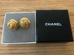 シャネル ココマーク ヴィンテージ イヤリング ゴールド CHANEL