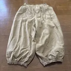 Samsara Mos2 リネン混　バルーンパンツ