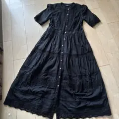 GAP レース ボタンアップ ミディワンピース　S(M〜L相当)