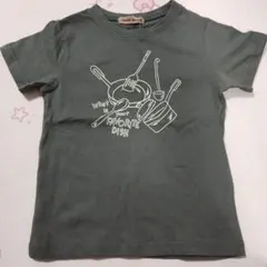 新品　グレー　半袖Tシャツ　110cm