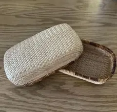 【伝統工芸品】飯行李「むすぶ」Mサイズ / 柳行李 豊岡杞柳細工 弁当箱