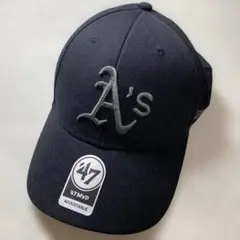 47BRAND キャップ 帽子 MVP18WBV アスレチックス ブラック