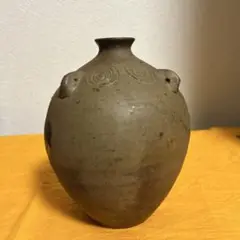 備前焼　三耳壺　大壺　40cm 　　　J310 備前焼 三耳壺 大壺 40cm J310