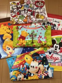 第一生命ノベルティ　ディズニーキャラクタータオルセット
