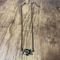 ミハエルネグリン ブラックフラワーネックレス