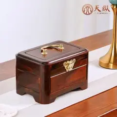 【工芸品】 老紅木宝石箱 1個