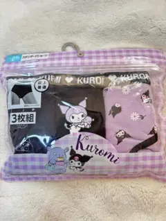 【新品】サンリオ　クロミちゃん　 ショーツ 下着　3枚セット　Lサイズ