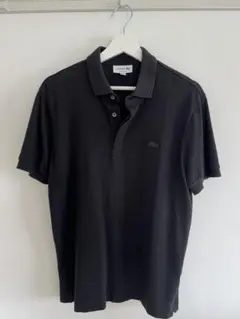 LACOSTE ブラック ポロシャツ US S