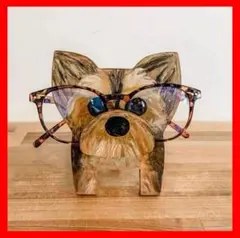 ヨークシャーテリア インテリア 犬 リビング オブジェ メガネスタンド かわいい