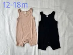 【本日限定 最終価格】SHEIN 12-18M タンクトップロンパース 2点