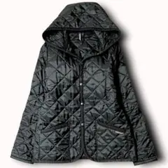 ★LAVENHAM★キルティングコート 黒 ブラック 36